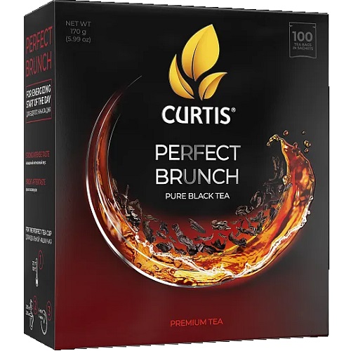 Curtis чай черный Perfect Brunch, 100 пакетиков